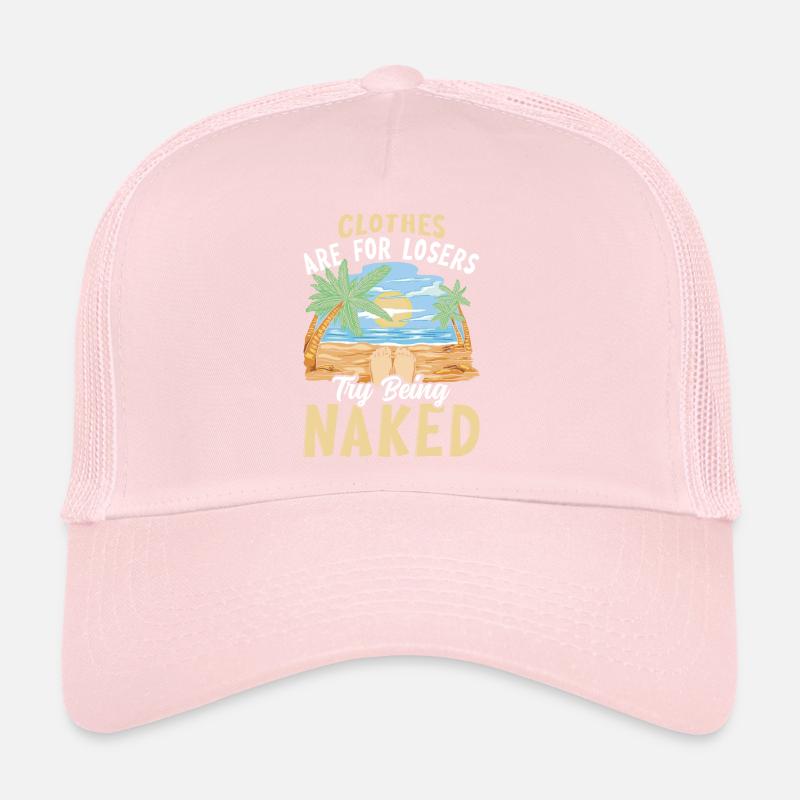 Nudism Saying Trucker Cap