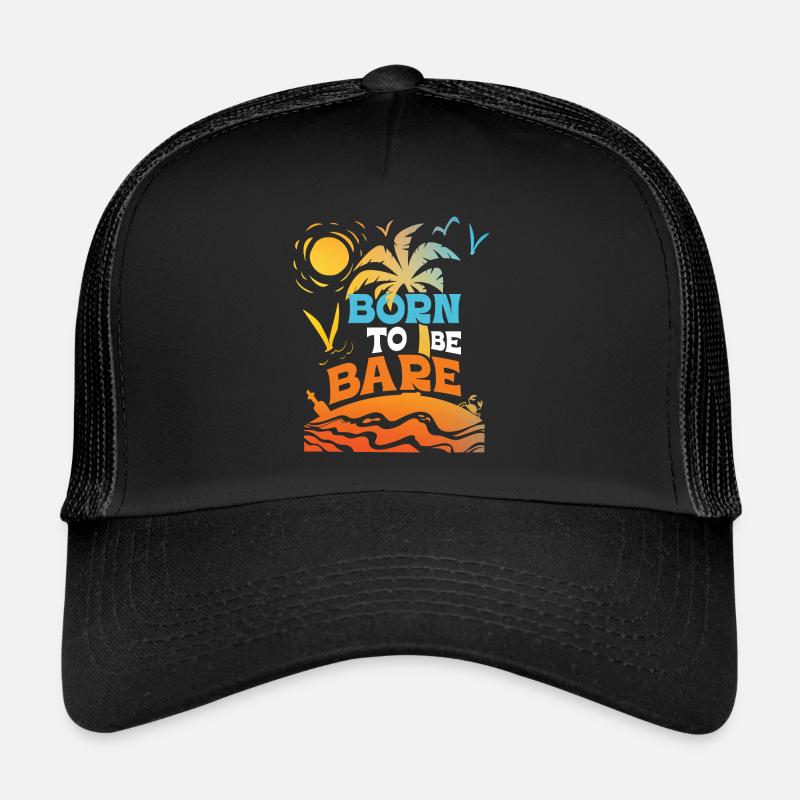 Dicton sur le nudisme Casquette trucker 