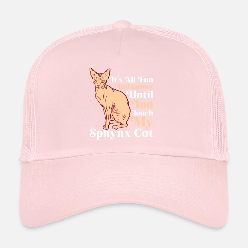 Drôle de chat Sphynx Dicton Casquette trucker 