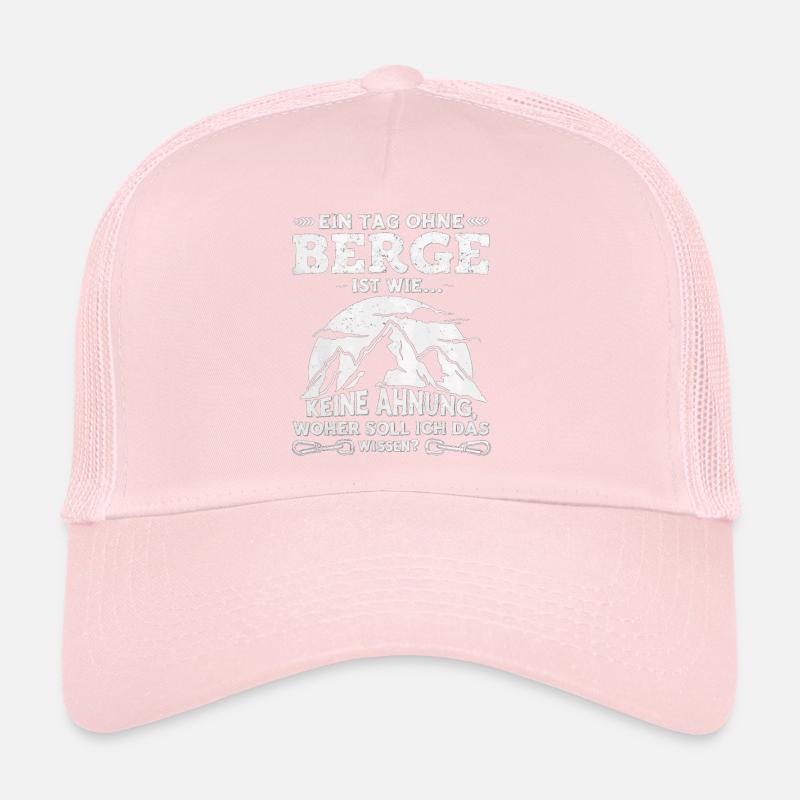 Une journée sans montagnes, c’est comme... Aucune idée ! Casquette trucker 