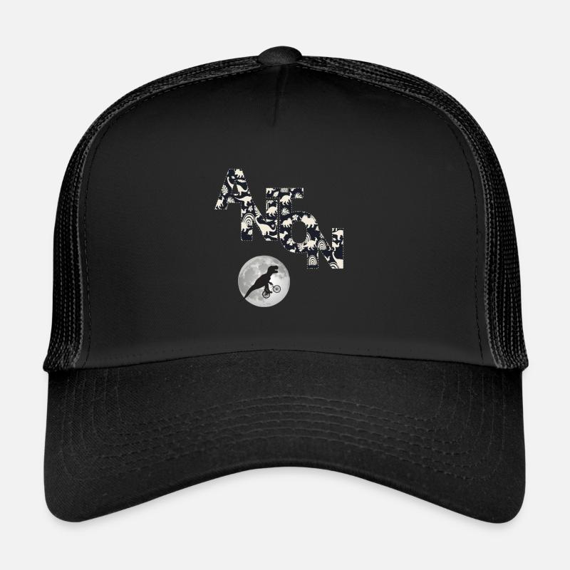 ANTON - Beautiful boy name with dinosaur Trucker Cap