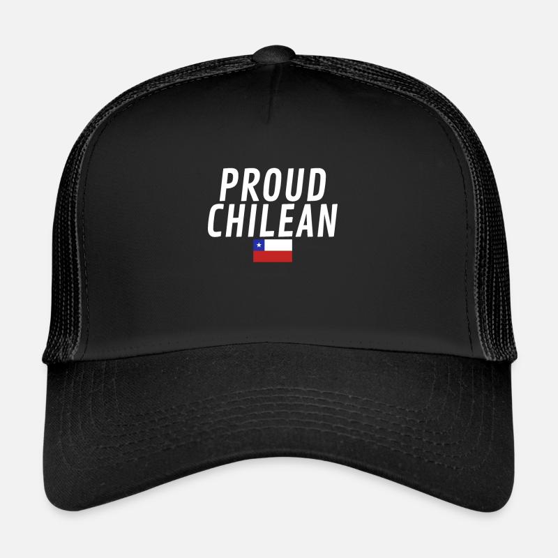 Fier Chilien Chili Drapeau chilien Chilien Casquette trucker 