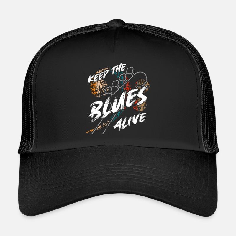 Der Blues lebt Keep the Blues alive Trucker Cap