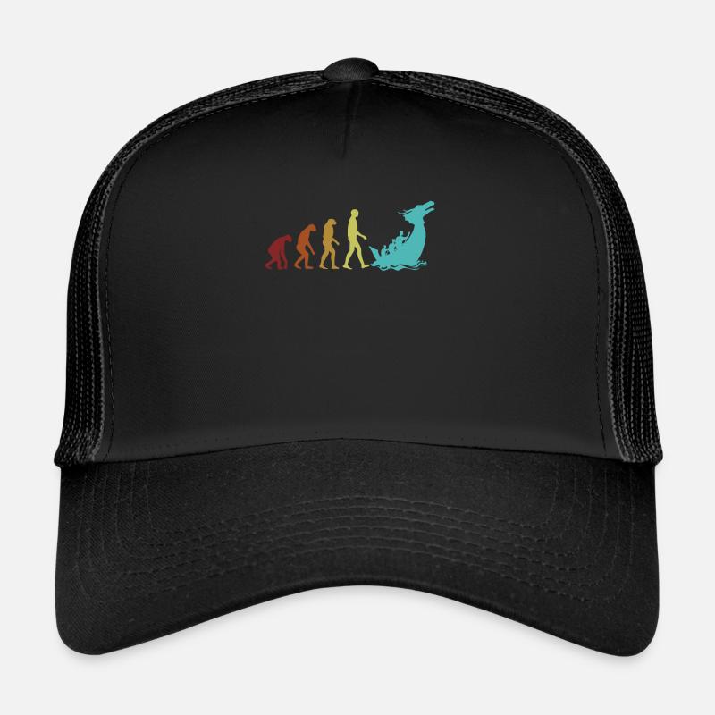 Dragon Boat Evolution Drummer Team Paddler Lover Casquette trucker 