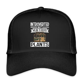 Garden Garden Garden Plants Vegetables - Trucker Cap - black/black - Front