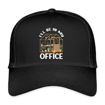 Garden Garden Garden Plants Vegetables - Trucker Cap - black/black - Front
