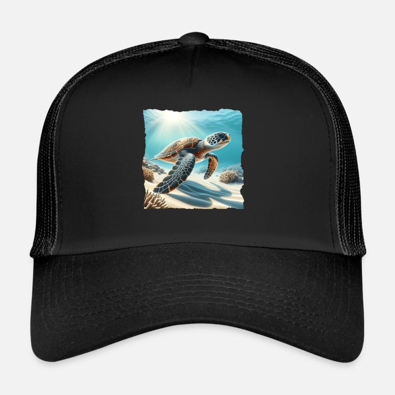 Tortue imbriquée Casquette trucker 
