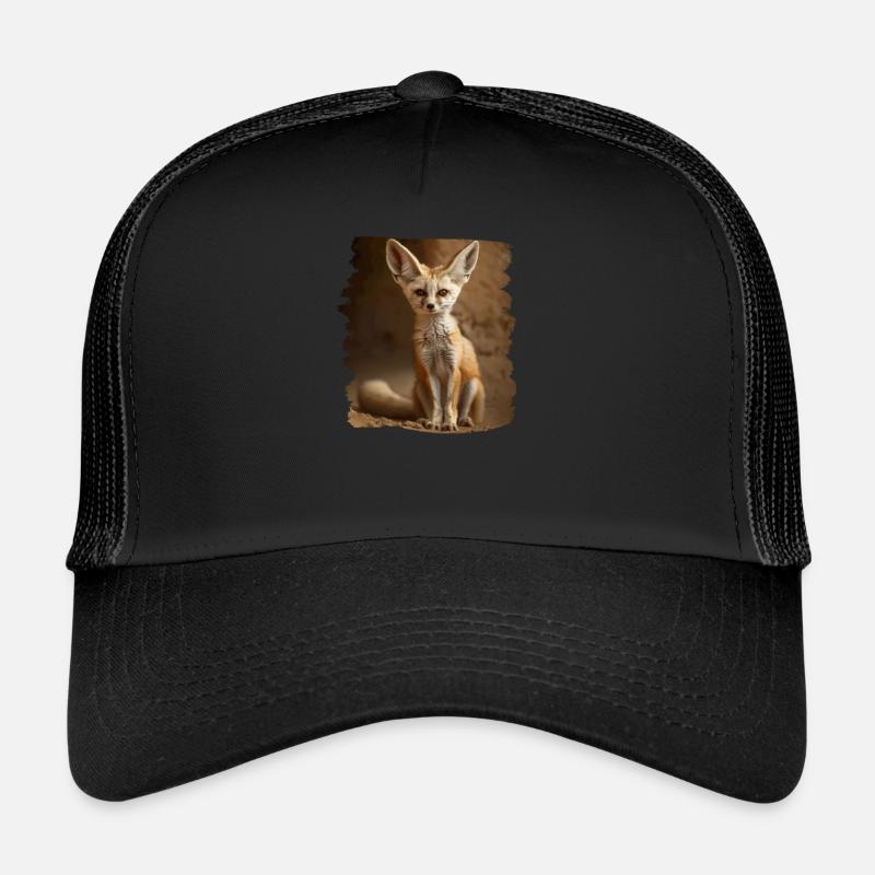Fennec Renard Fenneks Fennek Casquette trucker 