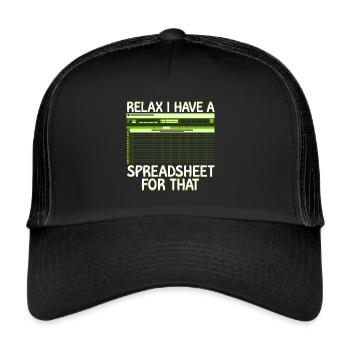 Accounting Secretary of Accountants Accounting - Trucker Cap - black/black - Front
