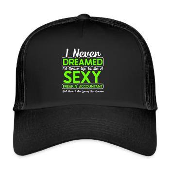 Accounting Secretary of Accountants Accounting - Trucker Cap - black/black - Front
