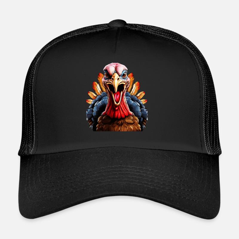 TRUTHAHN - Trucker Cap - Schwarz/Schwarz