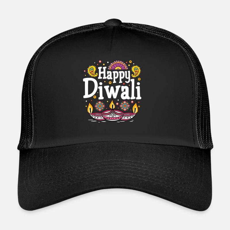Joyeux Diwali Casquette trucker 