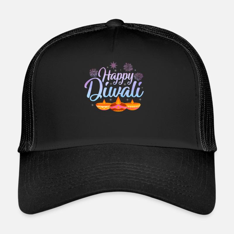 Joyeux Diwali Casquette trucker 