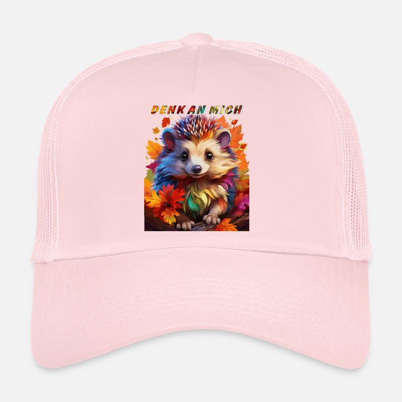 IGEL HERBST DENK AN MICH Trucker Cap