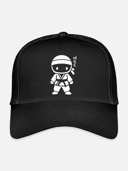 Taekwondo - Trucker Cap - Schwarz/Schwarz