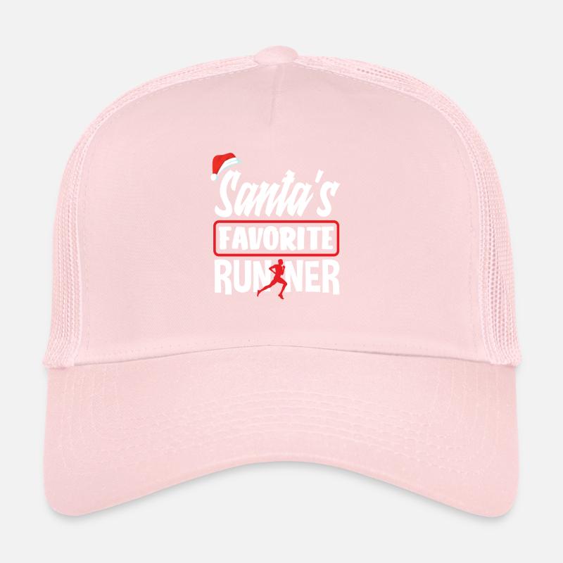 Plaisir du coureur de Noël Casquette trucker 