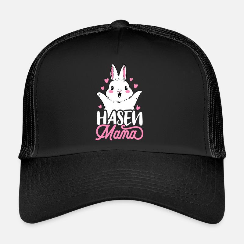 Maman Lapin Cadeau Lapins de Pâques Maman Casquette trucker 