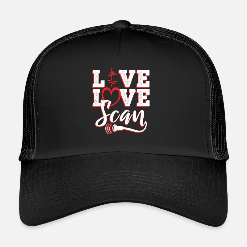 Live Love Scan Trucker Cap