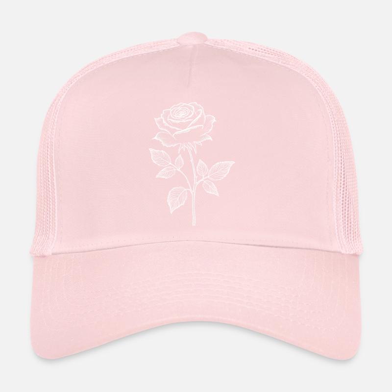 Blume Botanisch Kunst Vintage Blumen Romantisch Trucker Cap