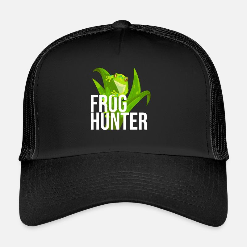 Frog Hunter, Frog, Tree Frog, Amphibian Trucker Cap