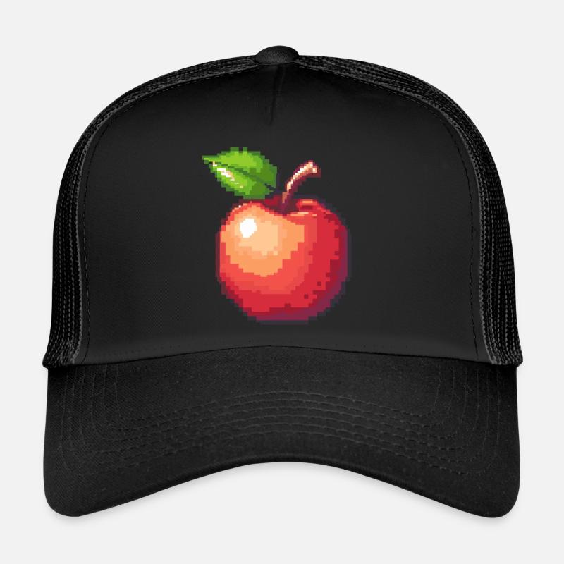 Apple Pixel Icon Trucker Cap