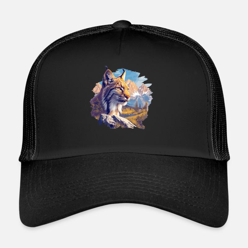 Lynx Luchse Luchs Trucker Cap