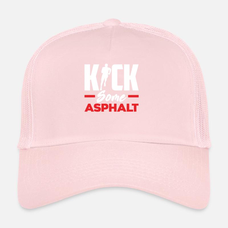 Kick Some Asphalt Running Motivation Trucker Cap