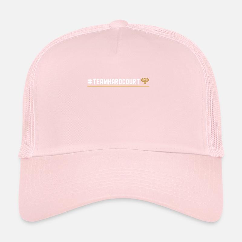 Funny Tennis Player Racket Trucker Cap