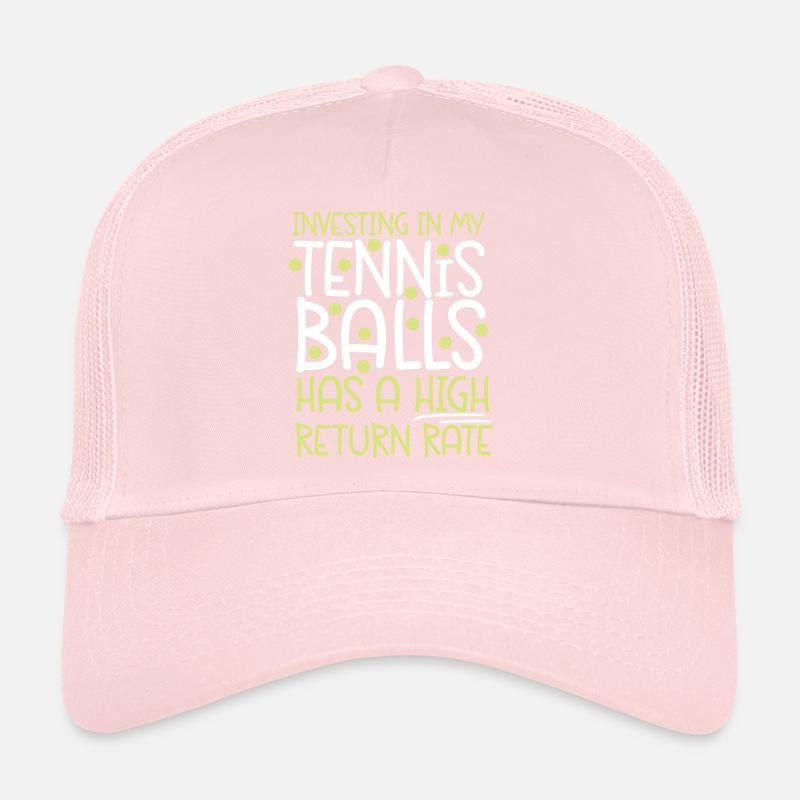 Funny Tennis Player Racket Pun Trucker Cap