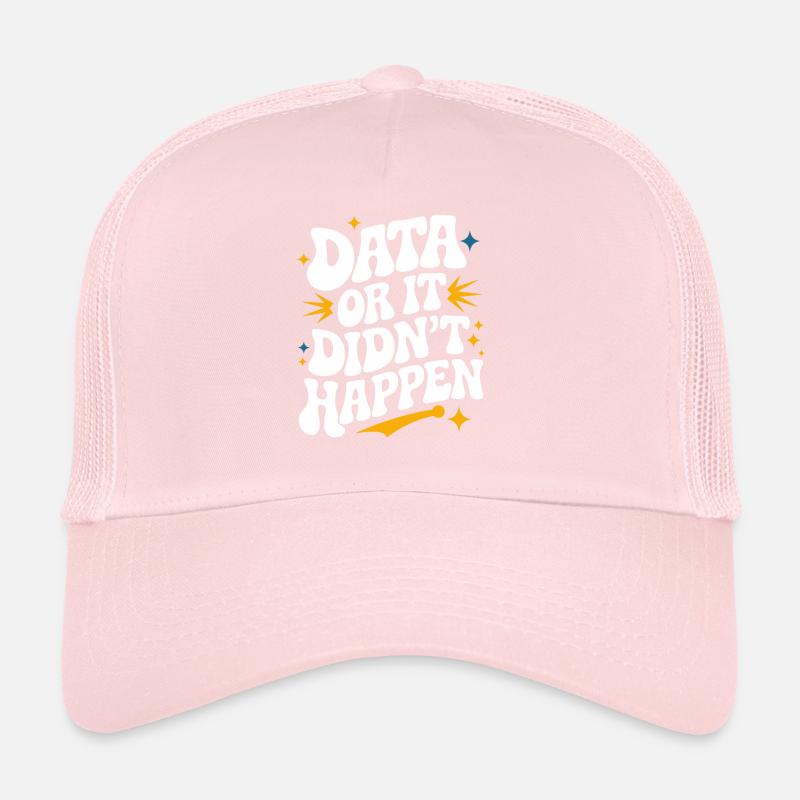 Data Analyst Data Scientist Data Engineer : Casquette trucker 