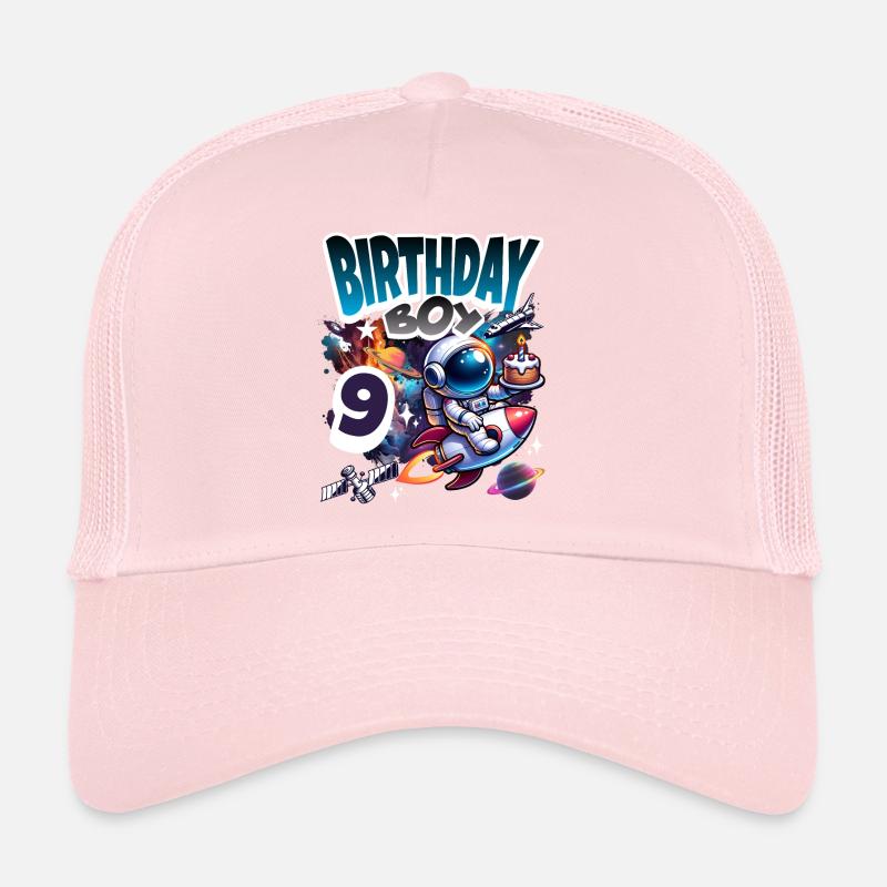Astronaute 9e anniversaire Espace Casquette trucker 
