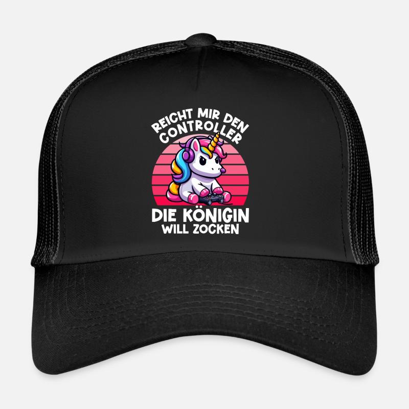 Reicht mir den Controller die Königin will zocken Trucker Cap