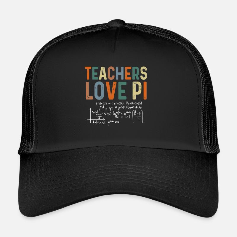 Funny Pi Day Math Teacher Shirts 3.14 Pi Symbol Trucker Cap