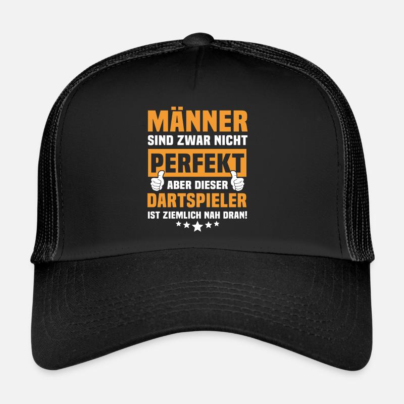 Dicton de joueur de fléchettes drôle Casquette trucker 