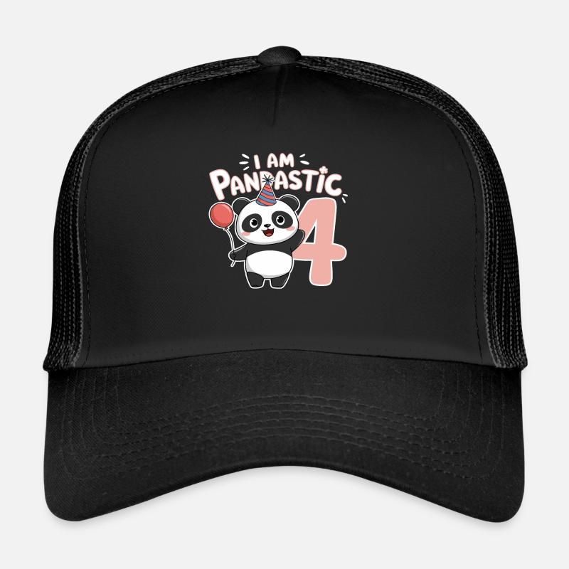 Je suis Pandastic 4e anniversaire Panda Casquette trucker 