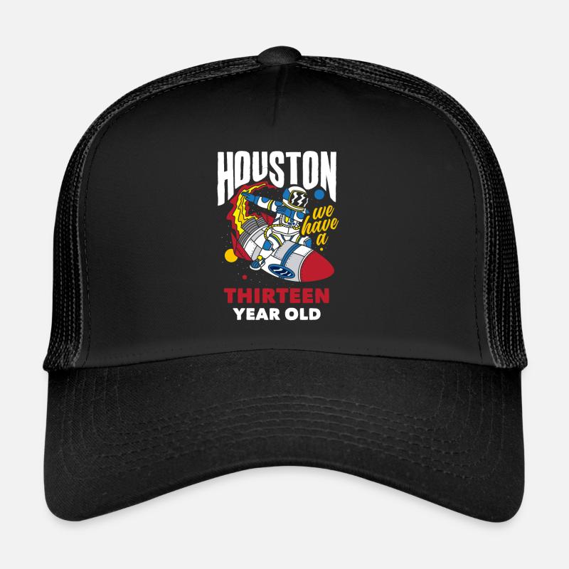 13. Geburtstag Jungen Astronaut Geburtstag Trucker Cap