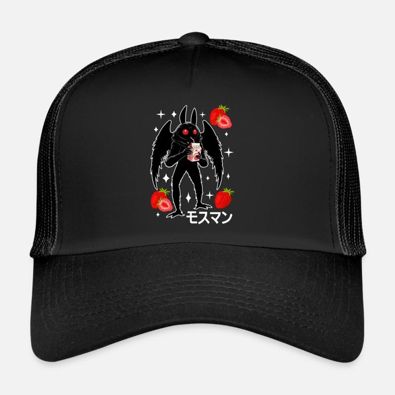 Milkshake à la fraise Mothman Casquette trucker 