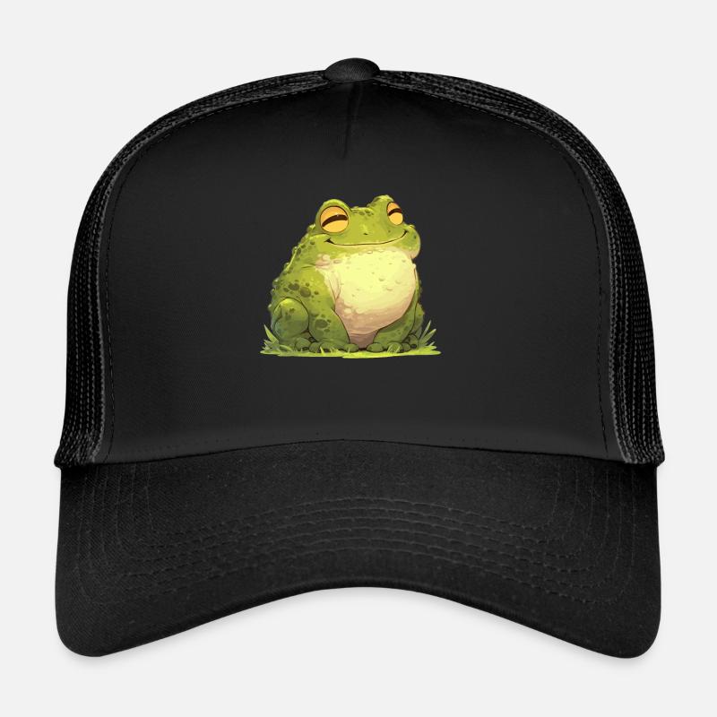 Bullfrog Ochsenfrösche Ochsenfrosch - Trucker Cap - Schwarz/Schwarz
