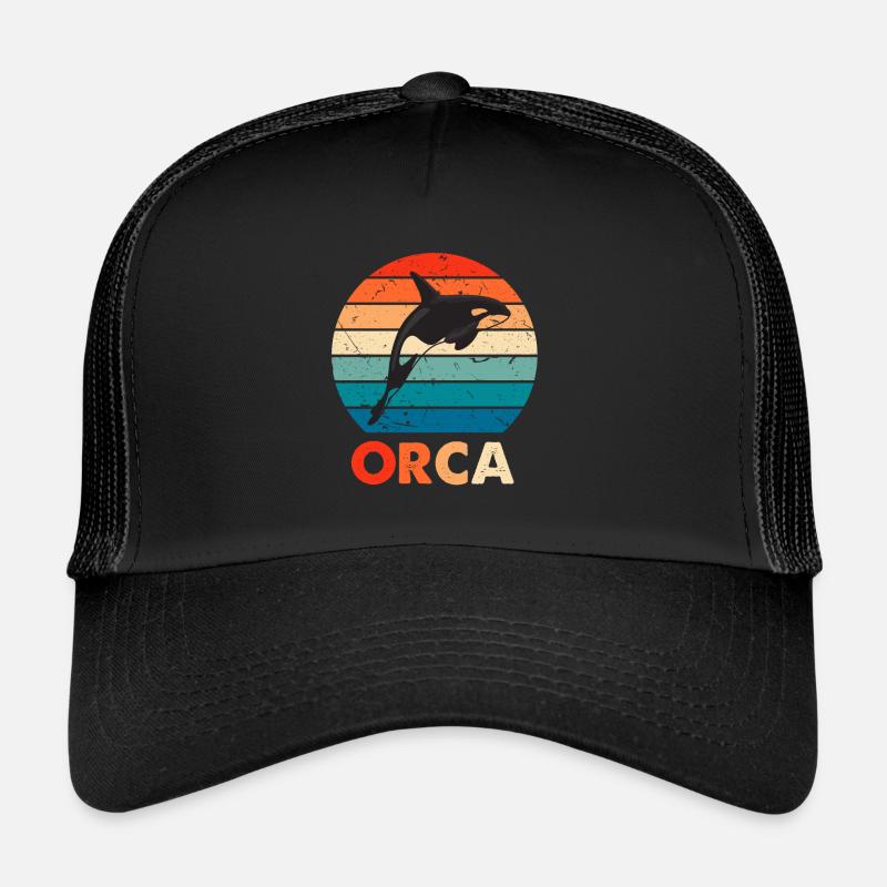 orca Design for a orca enthusiast Trucker Cap