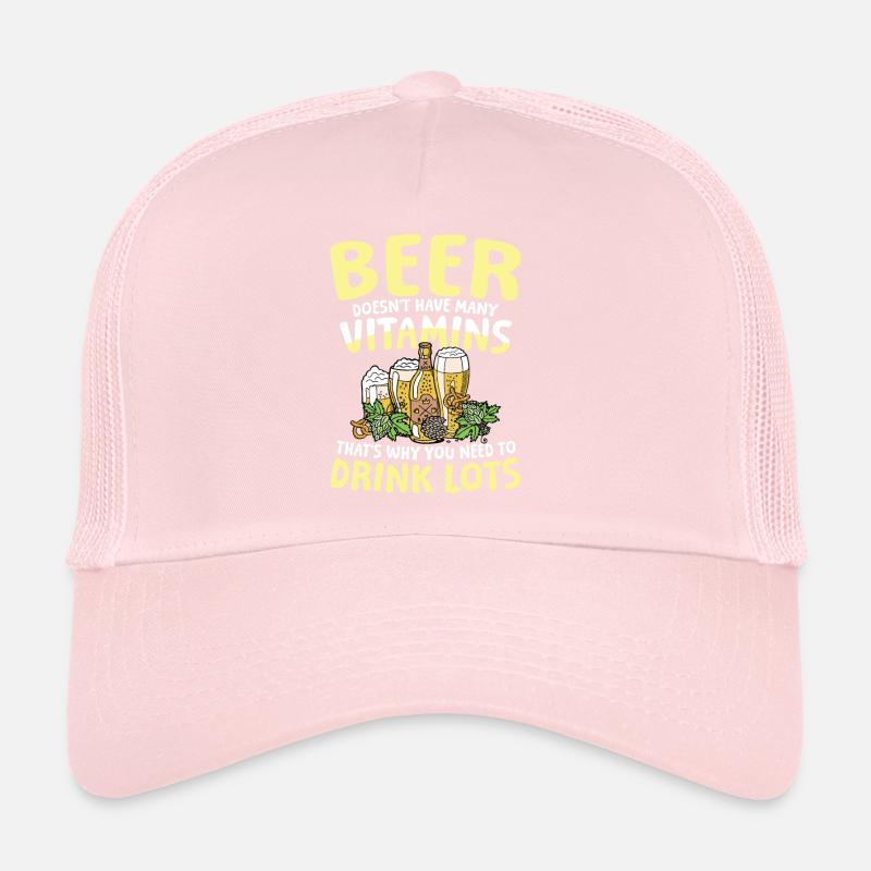 Beer doesn't have many vitamins Trucker Cap