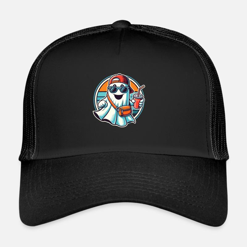 Boo-Jee Gespenst Lustiger Modischer Geist Trucker Cap