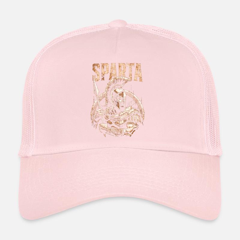 Guerriers de Sparte Grèce antique Casquette trucker 