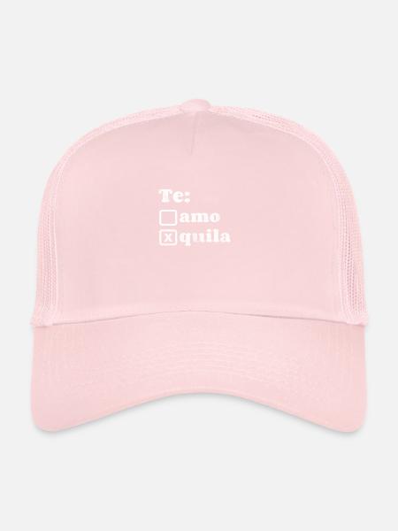 Tequila - Trucker Cap - pale pink - Front