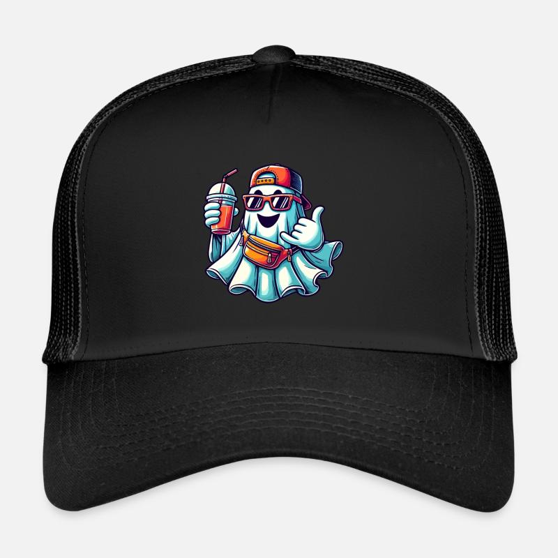 Boo-Jee Gespenst Lustiger Modischer Geist Trucker Cap