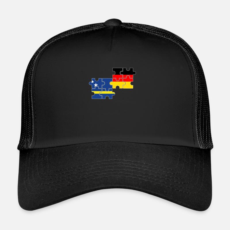 Curaçao Allemagne Drapeau Casquette trucker 