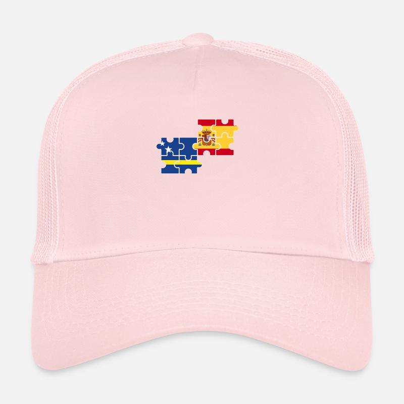 Curaçao, Espagne, Drapeau Casquette trucker 