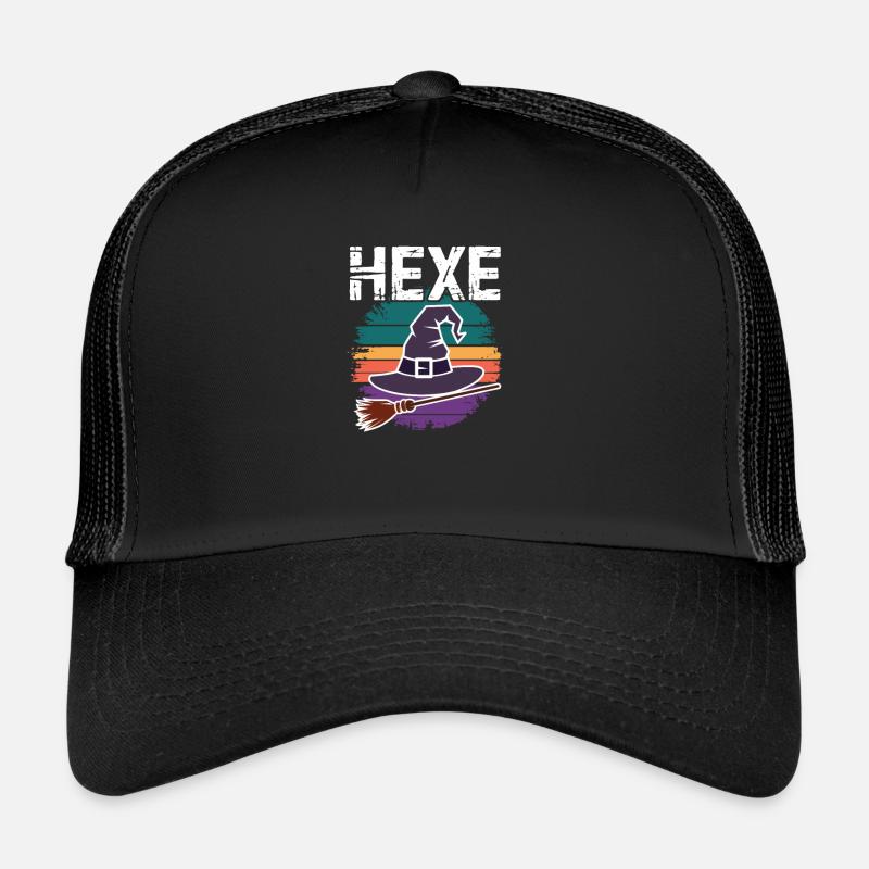 Witch Sunset Design Trucker Cap
