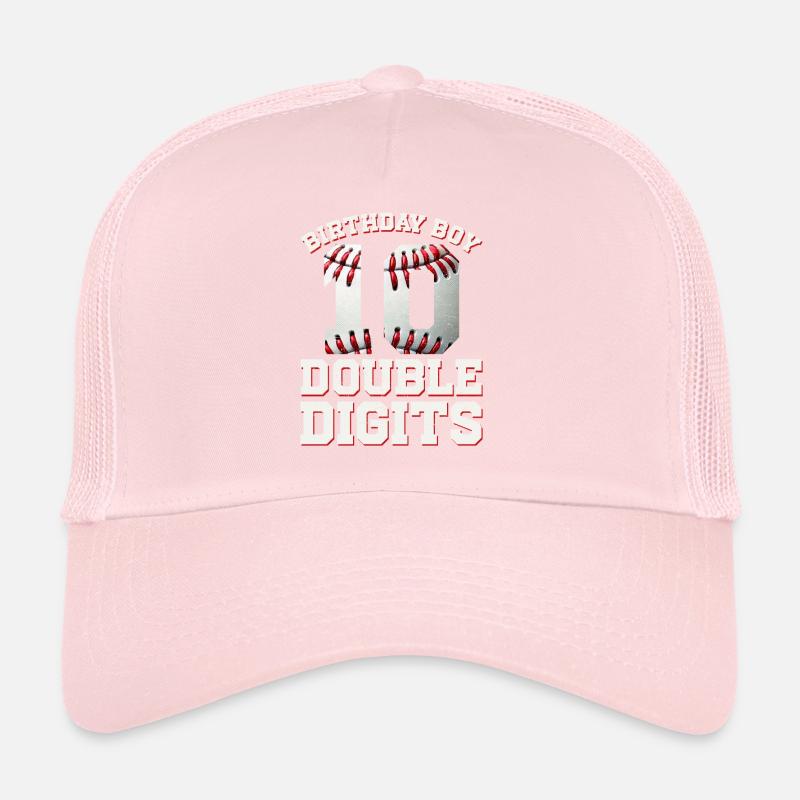 Two-Digit Birthday Decorations Boy 10 Trucker Cap