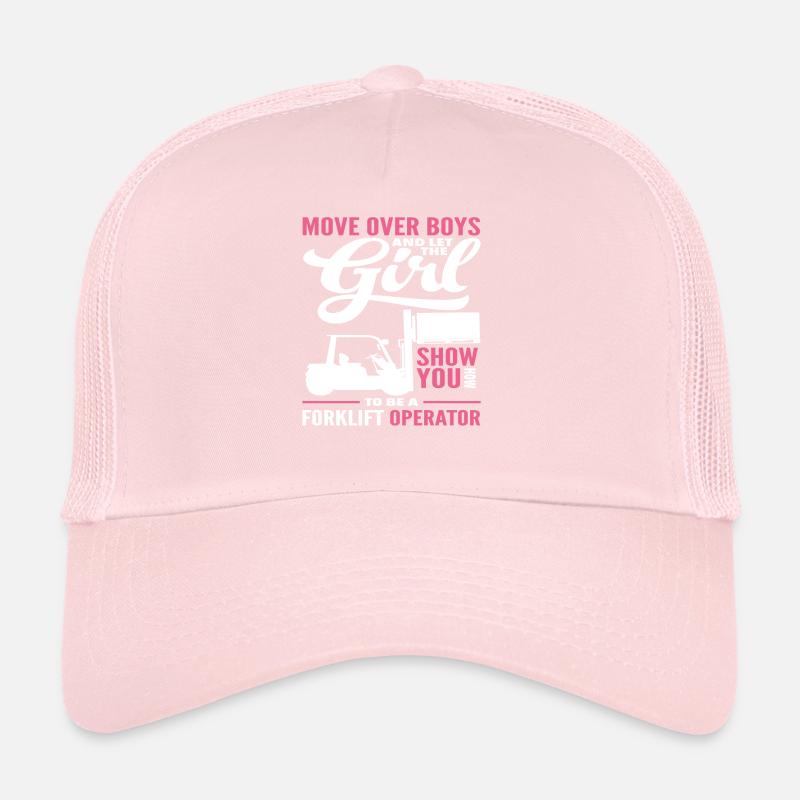Forklift driver shows it to the guys Trucker Cap
