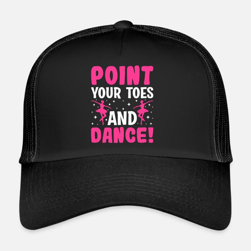 danse classique dentelle danseuse Montrez vos orteils et Casquette trucker 